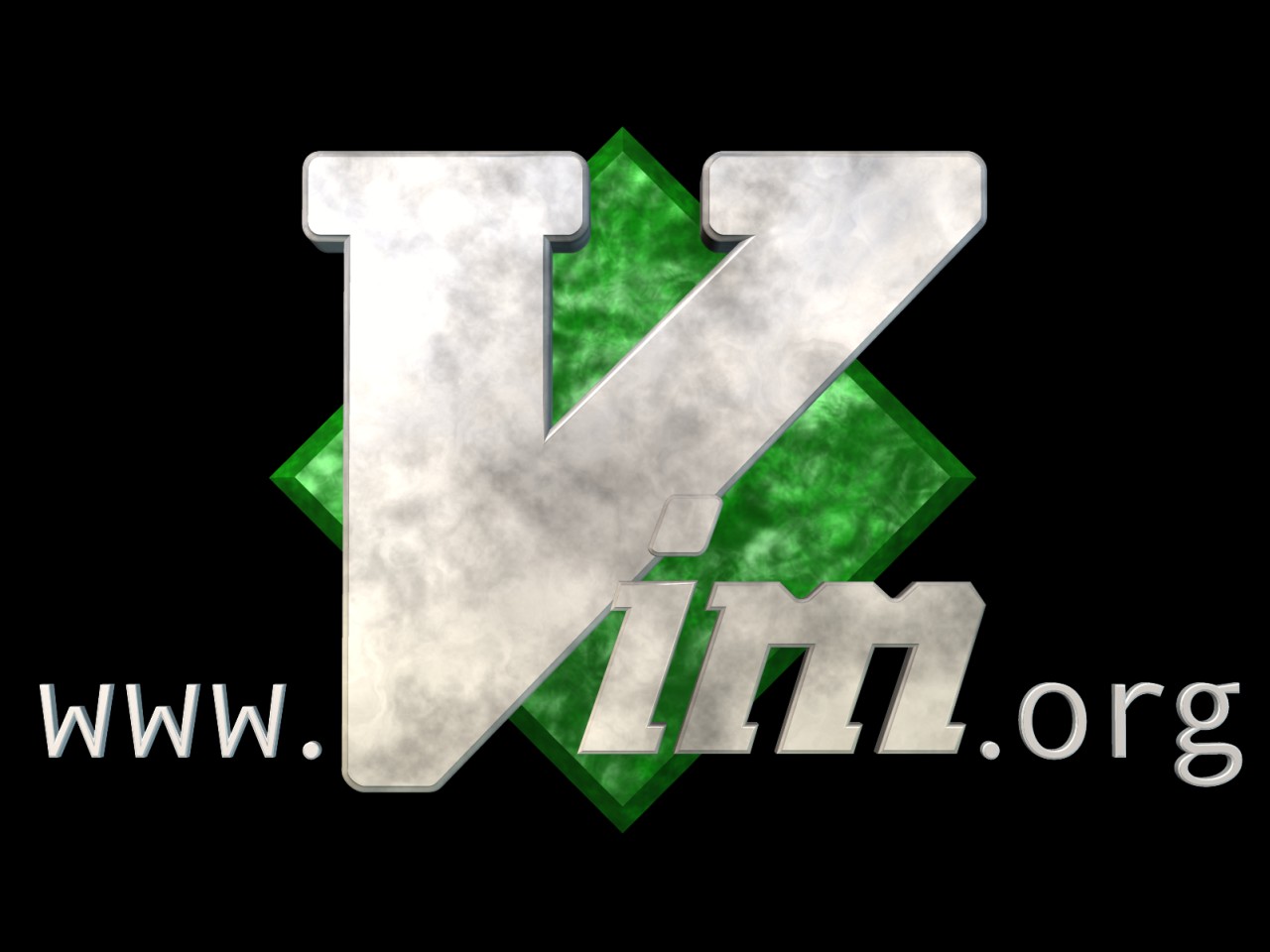 www.vim.org logo, facing straight to camera